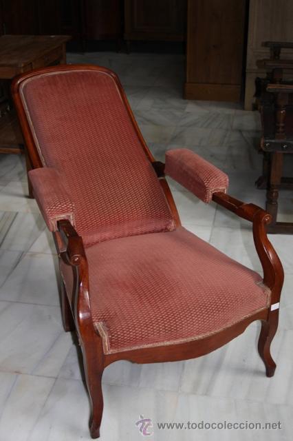 Antig&uuml;edades: SILL&Oacute;N DE 1900,RECLINABLE REF.4261 - Foto 5