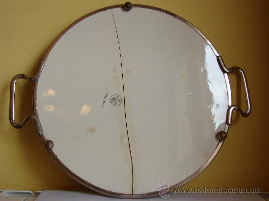 Antig&uuml;edades: BANDEJA MAYOLICA - Foto 2