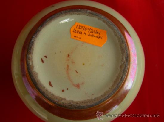 Antig&uuml;edades: JARRA REFLEJOS  DE MANISES FINAL XIX PPOS. XX - Foto 3