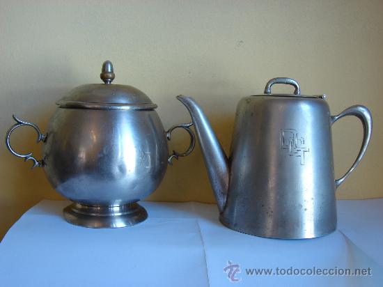Antig&uuml;edades: AZUCARERO Y TETERA ANTIGUOS - Foto 1
