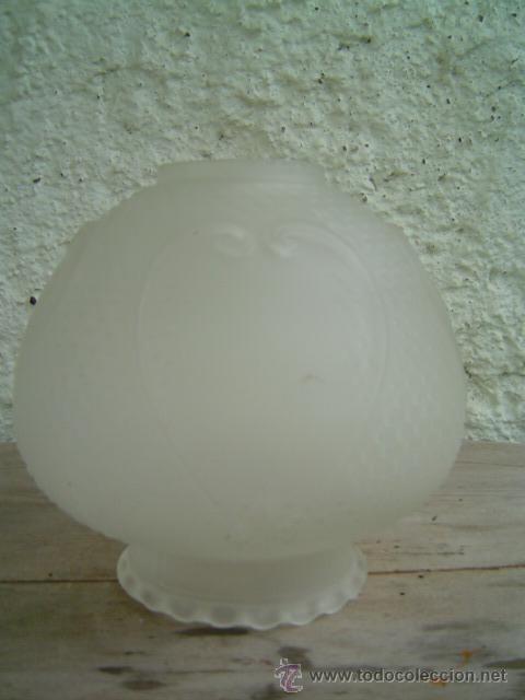 Antig&uuml;edades: GLOBO CRISTAL PARA LAMPARA - Foto 2