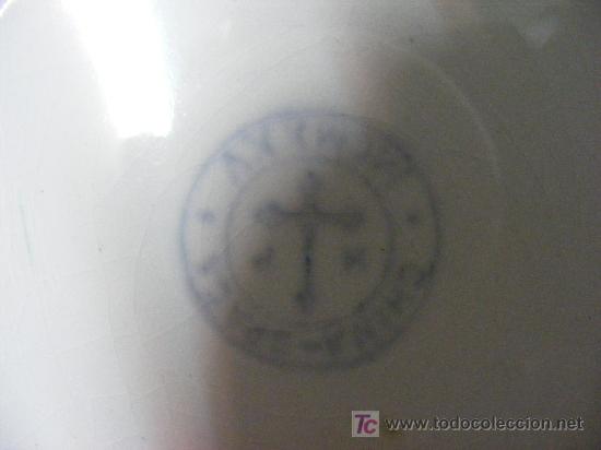 Antig&uuml;edades: Plato en porcelana - Foto 4