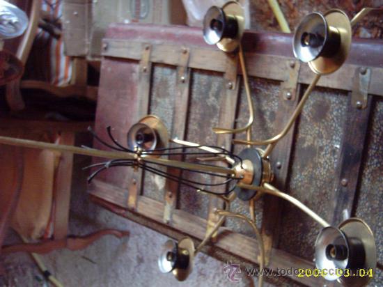 Antig&uuml;edades: antigua l&aacute;mpara de techo - Foto 1