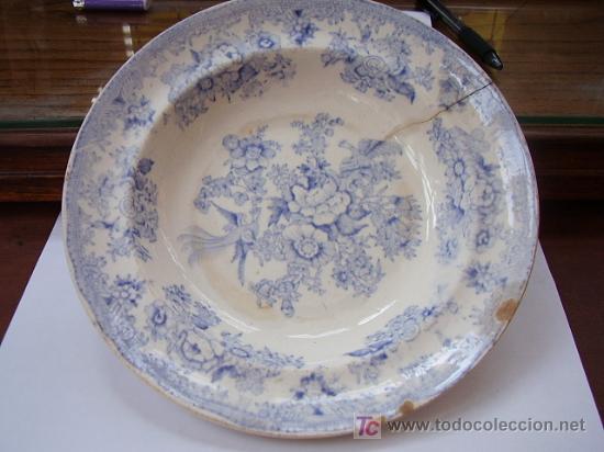 Antig&uuml;edades: Plato porcelana - Foto 1