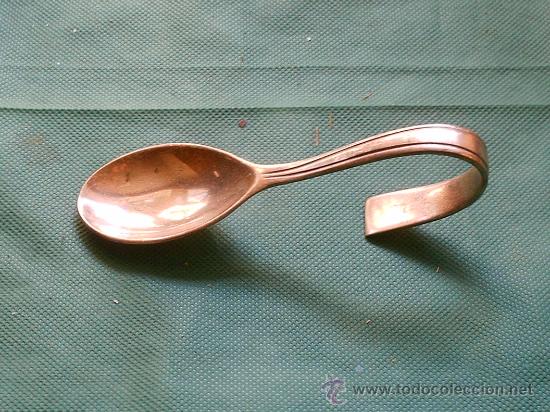 Antig&uuml;edades: Cuchara plateada para degustar - Foto 2