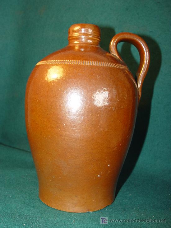 Antig&uuml;edades: CANTARO PEQUE&Ntilde;O DE GRES VITRIFICADO - 21 CM. - CANECO - - Foto 1