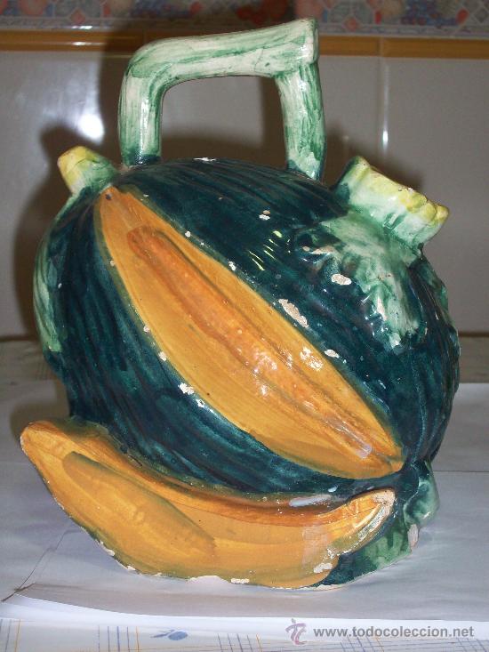 Antig&uuml;edades: BOTIJO MANISES FORMA DE MELON - Foto 1