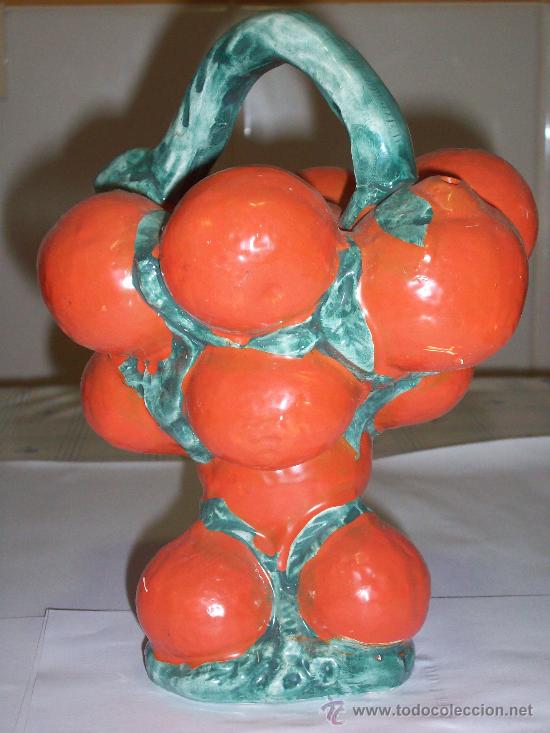 Antig&uuml;edades: BOTIJO MANISES NARANJAS - Foto 1