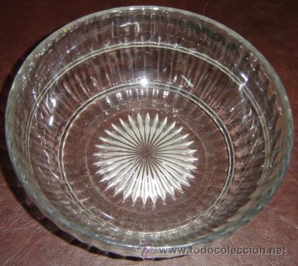 Antig&uuml;edades: FRUTERO DE CRISTAL DECORADO MEDIDA 22*8 CMS.