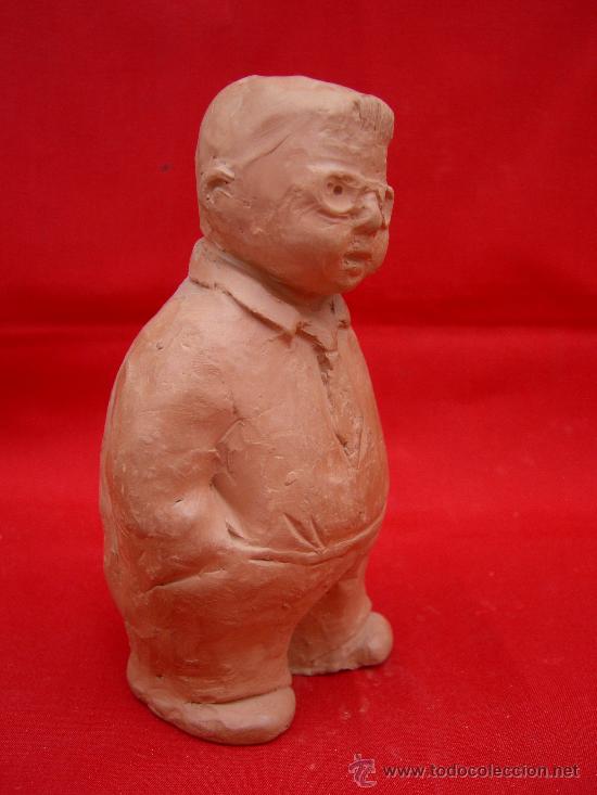 Antig&uuml;edades: ESCULTURA DE BARRO FIRMADA CACHO. - Foto 2