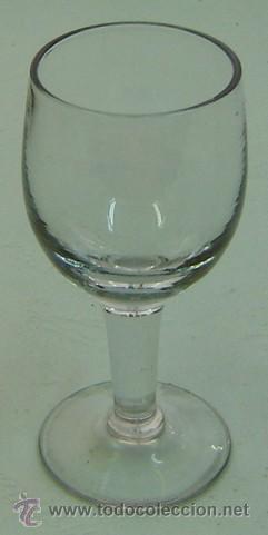 Antiguidades: COPA ANTIGUA DE CRISTAL-MEDIDA 5,5*12,5 CMS.
