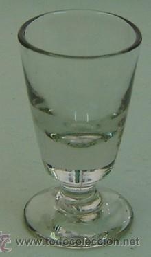 Oggetti Antichi: COPA ANTIGUA DE CRISTAL-MEDIDA 6,5*12 CMS.