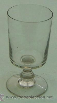 Antig&uuml;edades: COPA DE CRISTAL-MEDIDA 6,5*12,5 CMS. - Foto 1