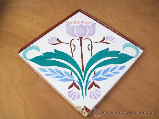 Antig&uuml;edades: Azulejo modernista 1920 - Foto 1