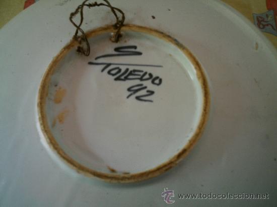 Antig&uuml;edades: PLATO DE CERAMICA - Foto 4