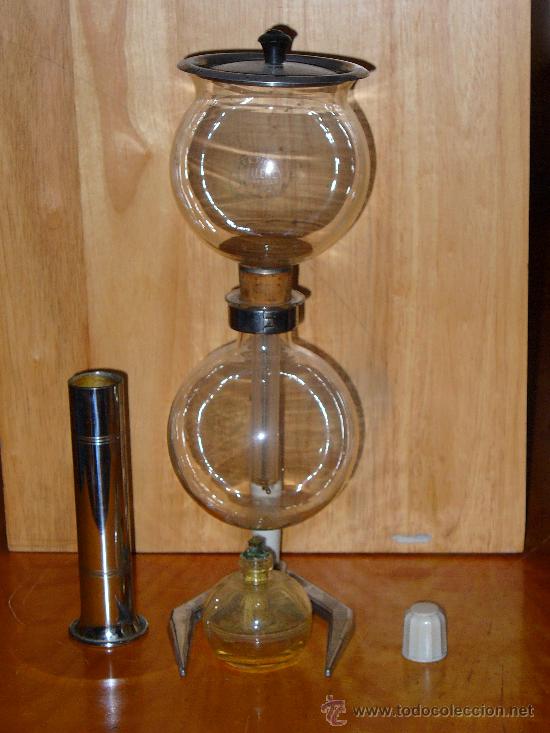 Cafetera francesa antigua de cristal( marca hel - Vendido en Venta Directa  - 16729763