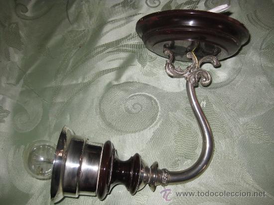 Antiques: APLPIQUE PARA PARED  EN ALPACA O SIMILAR