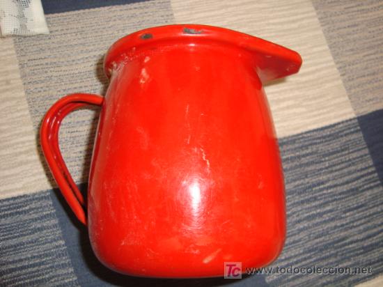 Antig&uuml;edades: antigua jarrita formica roja, retro - Foto 1