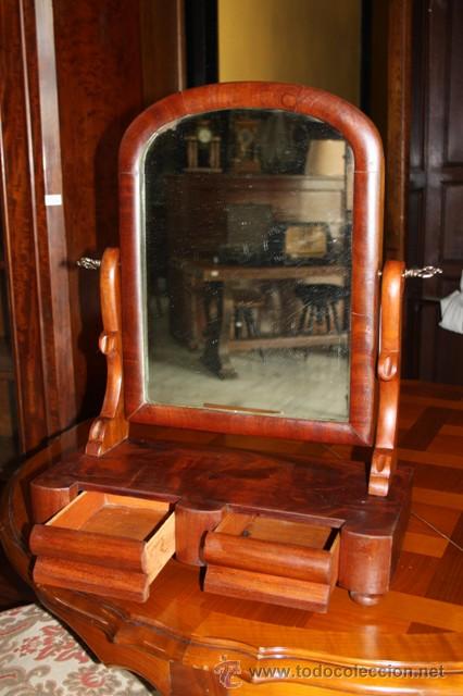 Antig&uuml;edades: ESPEJO DE TOCADOR,A&Ntilde;OS 30 REF.4427 - Foto 3