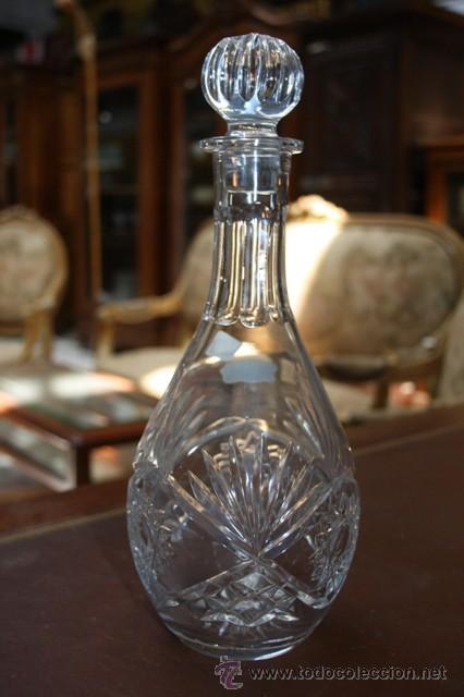 Antig&uuml;edades: BOTELLA Y DOS COPAS CRISTAL REF.2279 - Foto 3