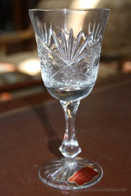 Antig&uuml;edades: BOTELLA Y DOS COPAS CRISTAL REF.2279 - Foto 4