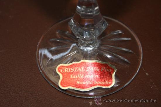 Antig&uuml;edades: BOTELLA Y DOS COPAS CRISTAL REF.2279 - Foto 5