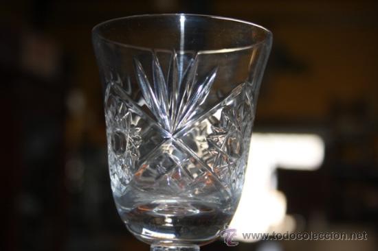 Antig&uuml;edades: BOTELLA Y DOS COPAS CRISTAL REF.2279 - Foto 7