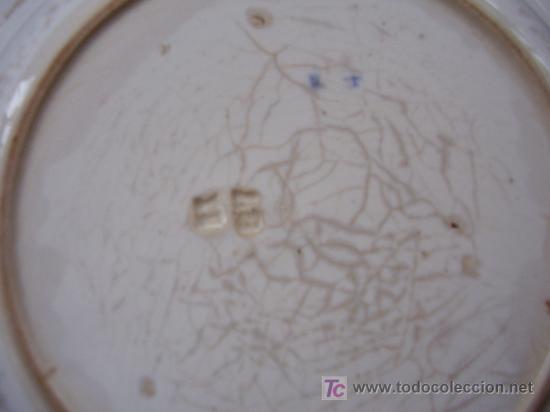 Antig&uuml;edades: Plato porcelana - Foto 3