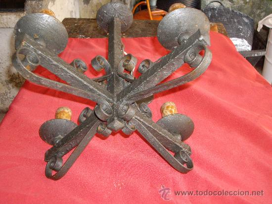 Antig&uuml;edades: lampara de forja - Foto 4