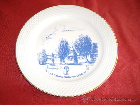 Antig&uuml;edades: plato de porcelana ARCADIA - Foto 1