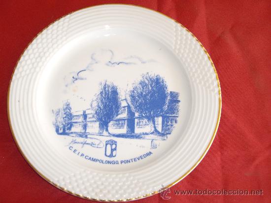 Antig&uuml;edades: plato de porcelana ARCADIA - Foto 2