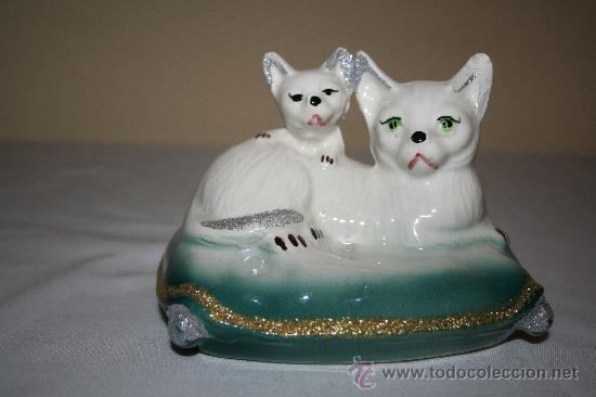 Antig&uuml;edades: FIGURA DE GATOS - Foto 1