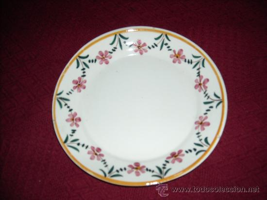 Antig&uuml;edades: PLATO MANISES ANTIGUO. 21 CM. - Foto 1