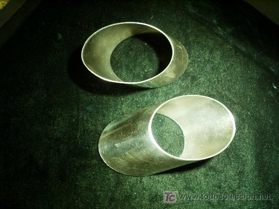 Antig&uuml;edades: Servilleteros de Plata Lapas. - Foto 1