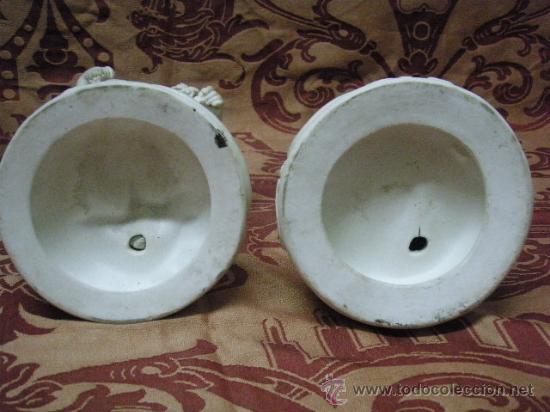 Antig&uuml;edades: PAREJA CANDELEROS DE BISCUIT DEL XIX - Foto 11