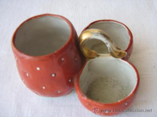 Antig&uuml;edades: ANTIGUO ESPECIERO DE PORCELANA - Foto 1