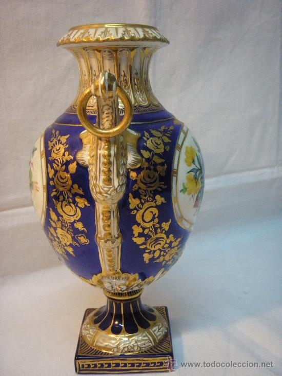 Antig&uuml;edades: JARRON DE PORCELANA MARCADO HISPANA - Foto 3