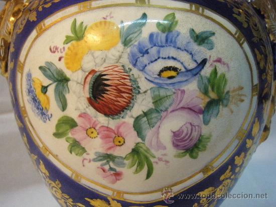 Antig&uuml;edades: JARRON DE PORCELANA MARCADO HISPANA - Foto 6