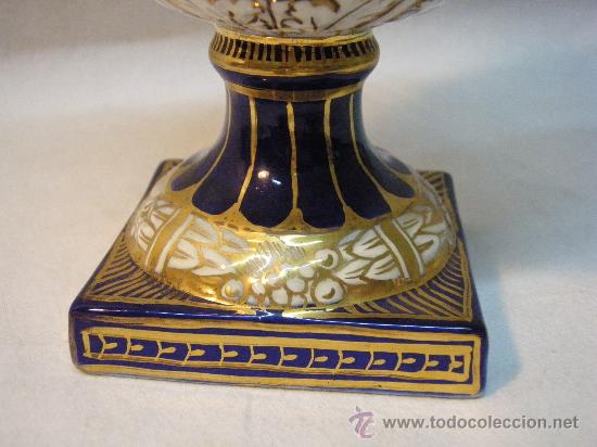 Antig&uuml;edades: JARRON DE PORCELANA MARCADO HISPANA - Foto 7