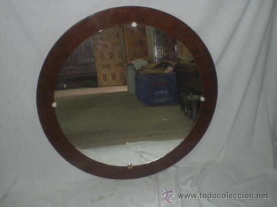 Antig&uuml;edades: ESPEJO REDONDO - A&Ntilde;OS 70 -. - Foto 1