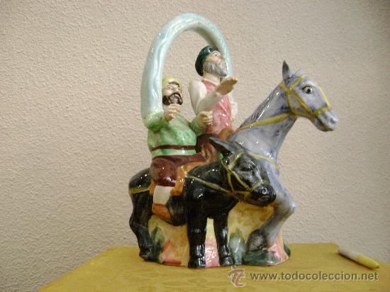 Antig&uuml;edades: BOTIJO VALENCIANO.DON QUIJOTE - Foto 1