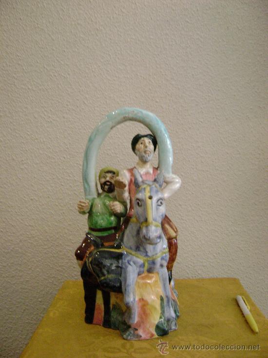 Antig&uuml;edades: BOTIJO VALENCIANO.DON QUIJOTE - Foto 2