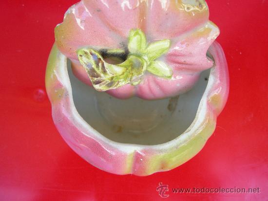 Antig&uuml;edades: AZUCARERO LOZA TOMATE - Foto 2