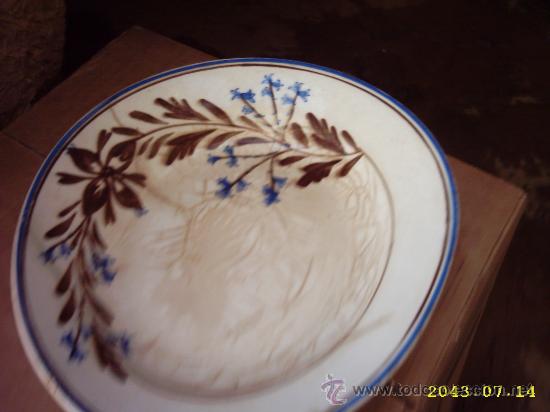 Antig&uuml;edades: Antiguo plato de cer&aacute;mica - Foto 1