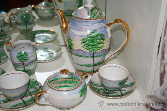 Antig&uuml;edades: antiguo juego de cafe - Foto 2