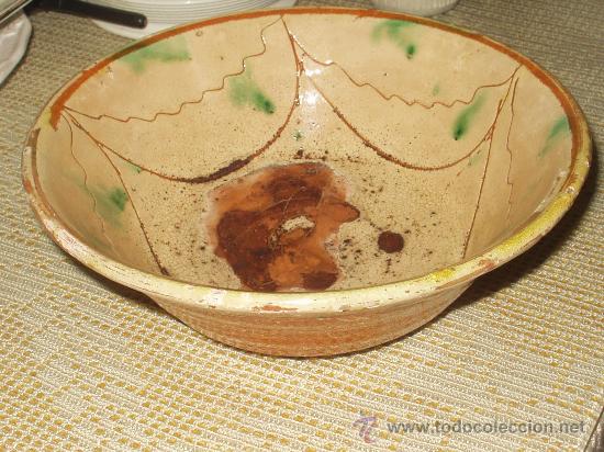 Antig&uuml;edades: CUENCO ANTIGUO CERAMICA POPULAR - Foto 2