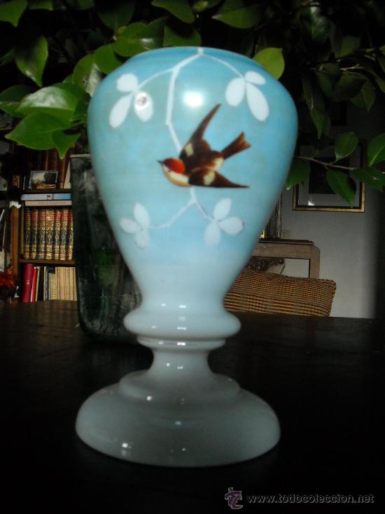 Antig&uuml;edades: JARR&Oacute;N OPALINA 28 CM ALTURA. - Foto 1