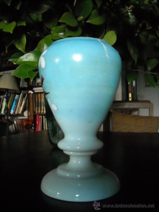 Antig&uuml;edades: JARR&Oacute;N OPALINA 28 CM ALTURA. - Foto 2