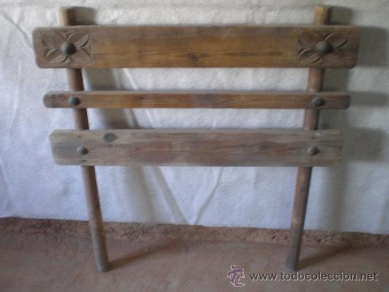 Antig&uuml;edades: CABECERO DE CAMA ANTIGUO. - Foto 1