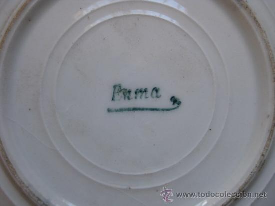 Antig&uuml;edades: PLATO CON MARCA ENMA - Foto 2